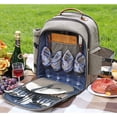 thumbnail image 3 of Mochila de Picnic Sunflora para 4 Personas con Manta y Set de Canasta para 2, 3 of 9