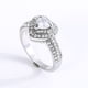 thumbnail image 5 of Señoras moda amor diamante moda creativa corazón en forma de anillo femenino joyería Wmkox8yi sjalhkljlk2465, 5 of 9