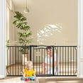 thumbnail image 2 of FURDEAR Extra Wide Baby Gate for Doorways 62.56"-71.6" Metals Blcak, 2 of 7