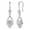 White #1, variant on Heart Dangle Drop Earrings for Women Hypoallergenic Earrings with CZ Birthday Christmas Valentines Mothers Day Gifts for Mom Wife