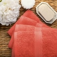 thumbnail image 4 of Premium Egyptian Cotton Highly Absorbent Assorted 4-Piece Plush Towel Set - 20" x 30", 4 of 6