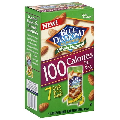 Blue Diamond Grab & Go Almonds, 18g, 7ct, (Pack of 6) by Generic