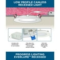 thumbnail image 4 of Everlume Collection 4 in. Satin White LED Low Profile Canless Recessed Downlight, 4 of 11