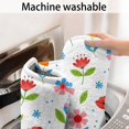 thumbnail image 5 of Pioneer Flower Floral Print Pattern Bathroom Rugs Mat, Non Slip Microfiber Bathroom Rug with Rubber Backing, Soft Mats for Bathroom Floor Tub Shower, 24"x60", 5 of 5