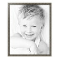 thumbnail image 2 of ArtToFrames 25" x 31" Silver Picture Frame, 25x31 inch Silver Wood Poster Frame (WOM-4993),  Pack, 2 of 7