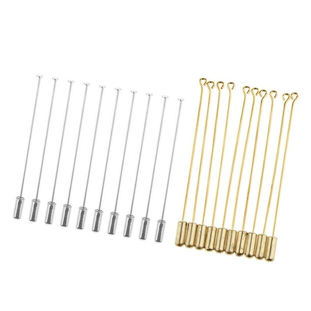 Perno de 20 Piezas Perno Solapa Sombrero Bufanda Broche Boutonniere Pins