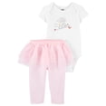 thumbnail image 1 of Set Playera y Pantalón Child of Mine Blanco 12M Estampado y tutu, 1 of 4