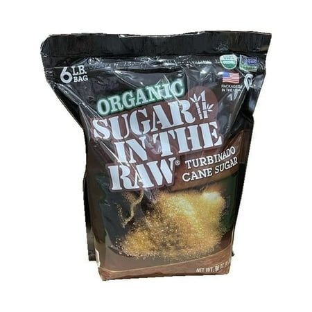 Organic Sugar in the Raw Turbinado Cane Sugar  6 Pound