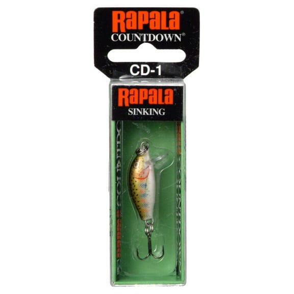 Rapala Countdown Minnow CD01 1/16 oz Rainbow Trout