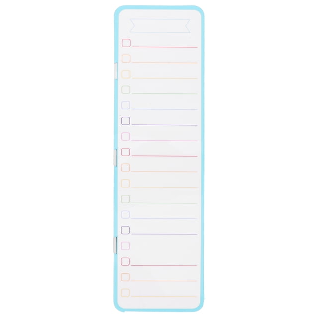 Pizarra magnética de borrado en seco, lista de tareas magnética para refrigerador, blocs de notas magnéticos, pizarra magnética para comestibles, cocina, refrigerador