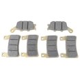 thumbnail image 2 of Set of 6 front and rear brake pads for CBR 600 F4 F4I motorcycle, 2 of 4
