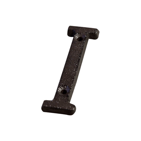 Matsuzay Letras de metal Números de casa Decoración de puerta fácil de instalar No es fácil de desvanecer Amplia aplicación B17--I Type3 NO3