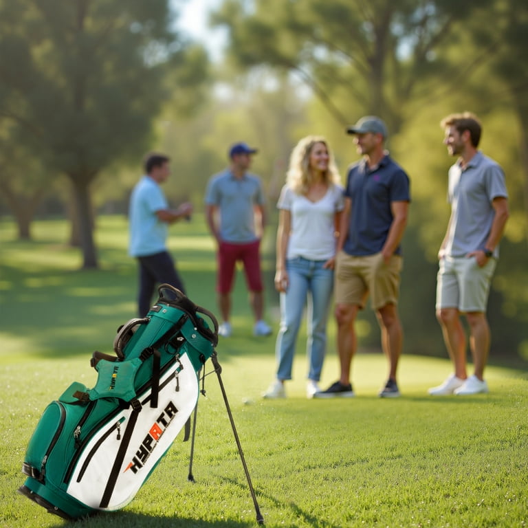 SKOK, 14-Slot Stand Golf Bag, Waterproof Fabric, 8 Pockets