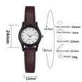 thumbnail image 2 of On Sale! Womens Watches Unisex Lovers Fashion Business Design Hand Watch Leather Watch Mothers Day Gift for Grilfriend,D Buy 2 Save 10%, 2 of 2