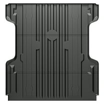 Ikon Motorsports TPE Truck Bed Mat Compatible with 2017-2024 Nissan Titan 5.5Ft Bed Custom Fit All Weather Heavy Duty 3D Rear Cargo Trunk Tray Protector Liner 1PC Black