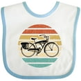 thumbnail image 3 of Inktastic Cycling Vintage Bicycle for Cyclist Boys or Girls Baby Bib, 3 of 4