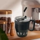 thumbnail image 5 of Taza aislada, taza de paja de acero inoxidable, duradera, portátil, reutilizable, taza térmica Taza de café para de leche Bebidas calientes frías Negro perfecl Taza aislada para sorber, 5 of 7
