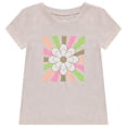 thumbnail image 2 of BTween Girls 4-Piece Summer Tops | Fashionable Short Sleeve T-Shirt | Casual Daily Shirt for Kids - Assorted Colors, 2 of 5