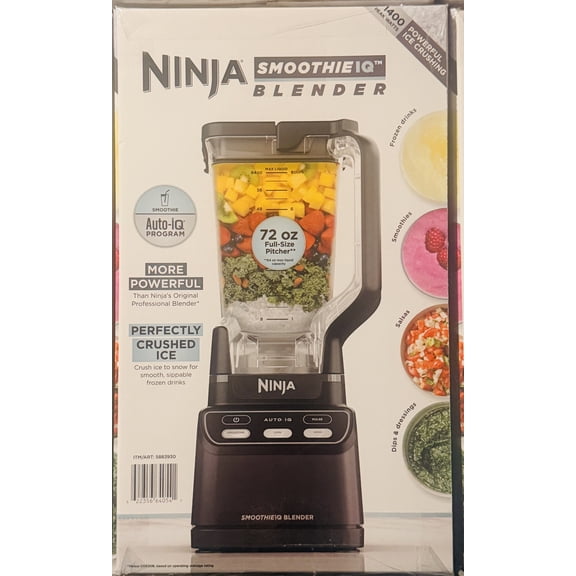Ninja Professional Plus Blender with Auto-iQ, 1400-Peak-Watt Motor, 72 oz. Pitcher, Black