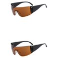 thumbnail image 2 of Sonducket Gafas de sol de marca con estilo y portátiles para hombres y mujeres, gafas de sol ligeras para mujeres, gafas de sol para mujeres, C2-C2- Lente bronceado 2piezas, 2 of 6
