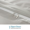 thumbnail image 4 of 900 TC 100% Egyptian Cotton Duvet Cover Zipper Closur Ultra Soft Durable and Fade Resistant Solid Pattern, 4 of 8