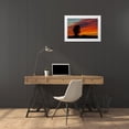 thumbnail image 3 of Grandmaison, Mike 24x17 White Modern Wood Framed Museum Art Print Titled - Canada, Portage La Prairie Trees at sunrise, 3 of 4