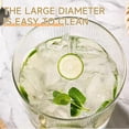 thumbnail image 4 of Dispensador de bebidas GOLDTIMO de vidrio de 5 litros con soporte para fiestas, 4 of 6