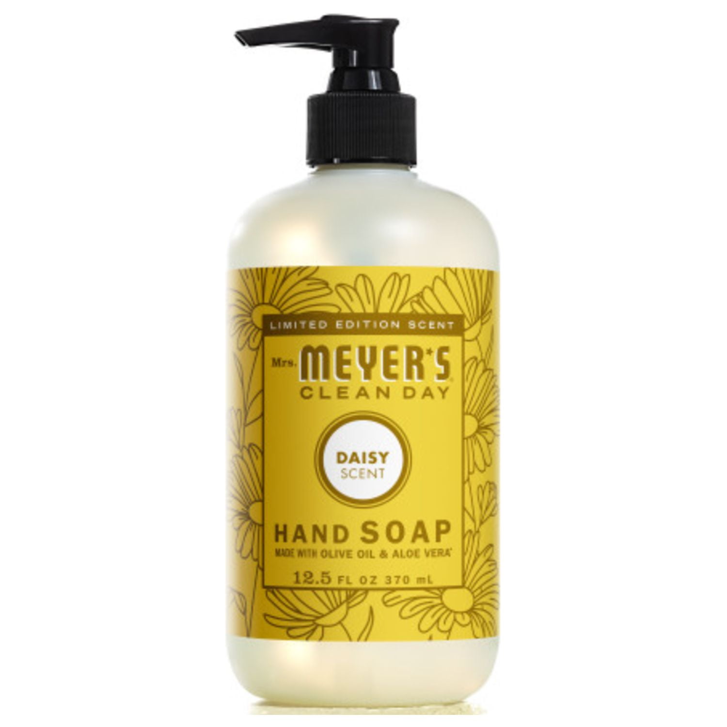 Mrs. Meyer's Clean Day Liquid Hand Soap, Daisy Scent, 12.5 oz (Pack of 4)