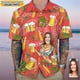 thumbnail image 4 of Camisetas con diseño de avatar personalizado de Hawái impresas en 3D para hombres y mujeres, regalo de cumpleaños divertido, blusas con foto DIY, camiseta para parejas, camiseta de animales, 4 of 5