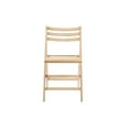 thumbnail image 6 of Linon Shane Folding Wood Dining or Side Chair, Set of 2, Natural, 6 of 16