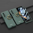 thumbnail image 1 of ELEHOLD for Samsung Galaxy Z Fold 4 Rugged Case with Ring Holder Built in Screen Protector Hard PC Shockproof Full Body Hinge Protection Case for Z Fold 4,Darkgreen, 1 of 7