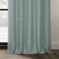 thumbnail image 6 of Sea Thistle Faux Linen Room Darkening Curtain (1 Panel), Sea Thistle, 50W X 120L, 6 of 11