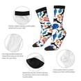 thumbnail image 3 of Yiaed Cute Sea Animals Print Great elasticity Crew Socks Sports socks for Men and Women, 3 of 5