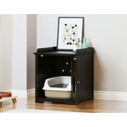 PAWLAND Decorative Cat House,Cat Home, Indoor Pet Crate - Litter Box Enclosure