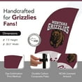 thumbnail image 2 of Montana Grizzlies 7.5' Two-Tone Razor Feather Stake Flag with Base, 2 of 5