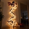 thumbnail image 5 of Clearance! Christmas Magic Trail Wall Light, Snowman Hanging Decoration with Warm LED, Glowing Christmas Indoor Decorations for Wall, 5 of 5