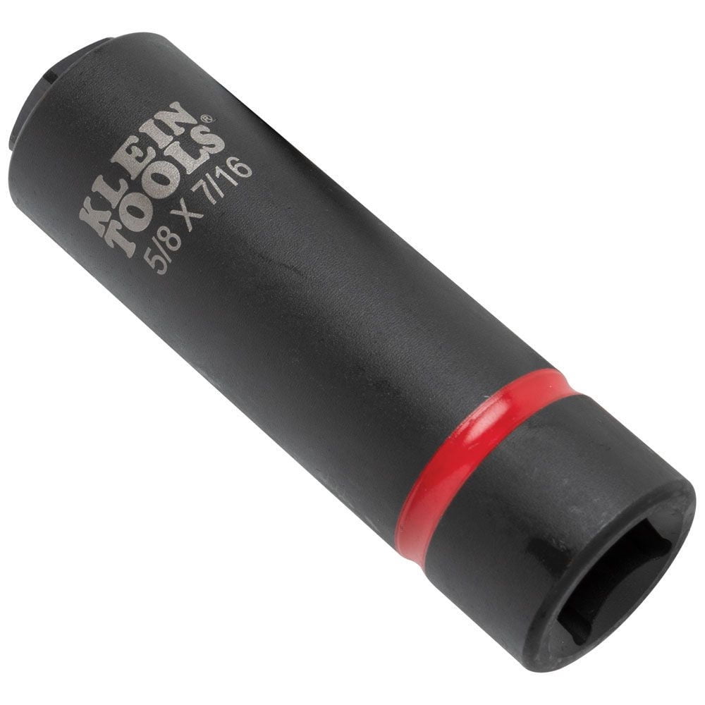 Klein Tools 66062 5/8 in. and 7/16 in. 2-in-1 6-Point Impact Socket