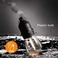 thumbnail image 4 of 2 Pack 48ft LED Outdoor String Lights with Edison Shatterproof Bulbs Commercial Grade Dimmable Patio Cafe Light, UL Listed Weatherproof Strand 15 Hanging Sockets for Market Bistro Backyard, 4 of 8