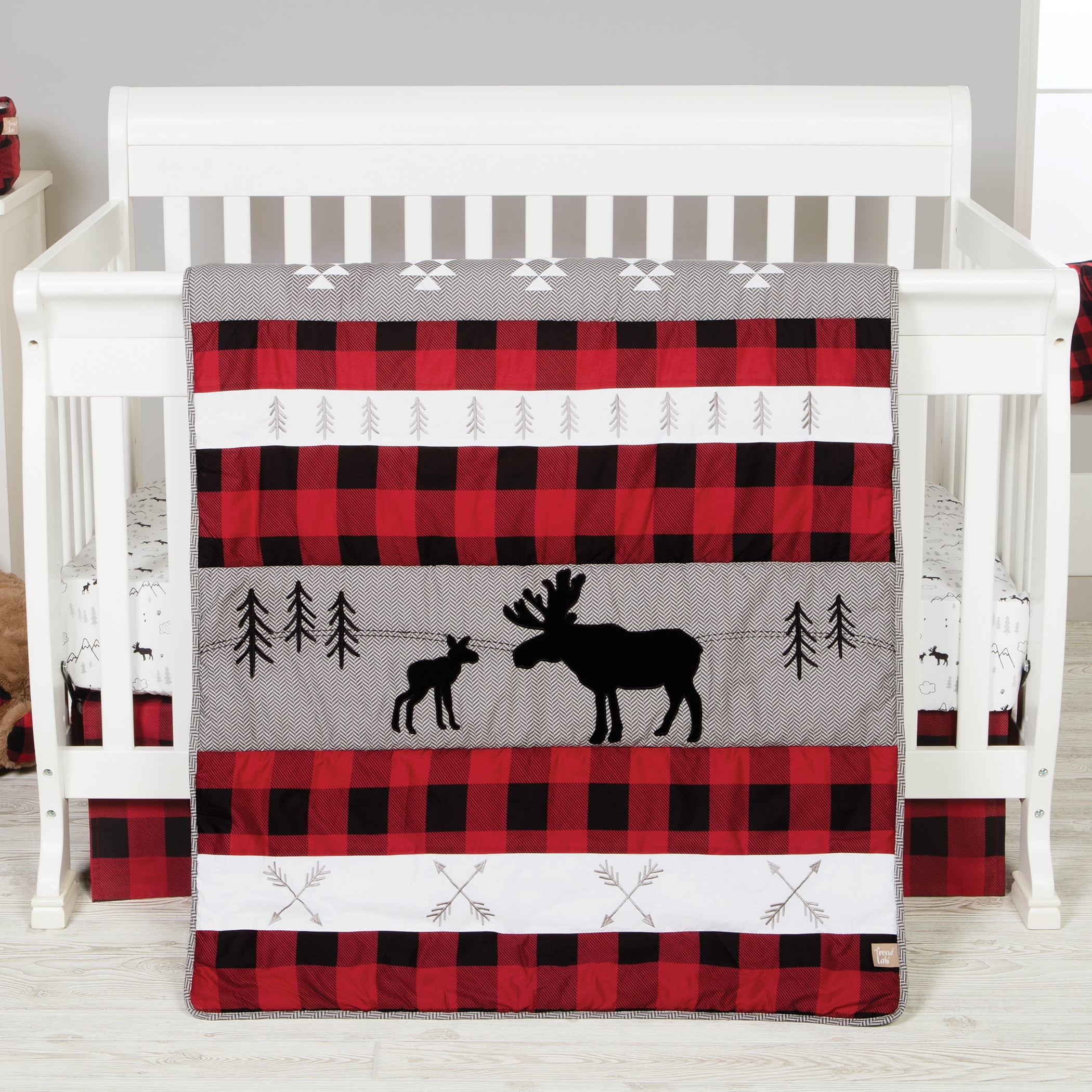 plaid baby bedding sets