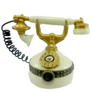 2.25In Caroline's Princess Phone W/ Chatty, Resin, Antique Phone 4031609
