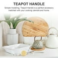 thumbnail image 6 of MRLESS 2-Pack Wooden Teapot Handles Replacement for Kettle Tea Pot, and Easy to Install, Tea Pot Handle Accessories, 6 of 8