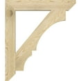 thumbnail image 3 of Ekena Millwork 4"W x 28"D x 32"H Balboa Slat Rough Sawn Bracket, Douglas Fir, 3 of 4