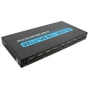 1x8 8 Ports HDMI Powered Splitter V1.3 for Full HD 1080P & 3D Support (One Input to Eight Outputs)