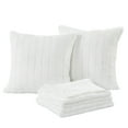thumbnail image 6 of Home Soft Things Plush Faux Fur Throw & 2 Pillow Covers Set - Bright White - 60"x80"/18"x18" Jumbo, 6 of 9
