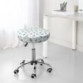 thumbnail image 6 of Salouo Sea Turtle Pattern Bar Stool Cushion Cover, Round Crease-Resistant Stretchy Dustproof Stool Seat Slipcover for Bar Round Chair-12 inch, 6 of 6
