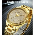 thumbnail image 5 of Luxury High-Value Handsome Men's Watch Luminous Full Diamond Dial Watch, Ideal for Daily Wear, Business, or Casual Occasions, 5 of 12