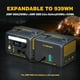thumbnail image 4 of VTOMAN Estación de energía portátil de 600 W, generador a batería LFP con 2 salidas de CA de 600 W (sobretensión de 1200 W), 4 puertos USB, 3 salidas de CC para acampar al aire libre, emergencia de ve, 4 of 5