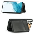 thumbnail image 5 of Allytech Wooden Case for Samsung Galaxy S22/ Galaxy S22 5G 2022(6.1"), Detachable Magnetic Back Wallet Card Slots Shockproof Protective Folio Kickstand Case for Samsung Galaxy S22 2022, Bamboo, 5 of 8