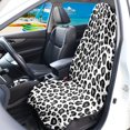 thumbnail image 3 of FUIALDOLG Car Seat Towel Cover, Compatible with Truck Seat Van, Terry Cloth Car Seat Cover for Trucks Cars, Black White Leopard Print Design Design, 3 of 7