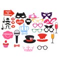 thumbnail image 3 of MasteelfCA 32pcs Wedding Photo Booth Props Photobooth Kits Dress Up Decoration Party Supplier Fun Accessories, 3 of 7